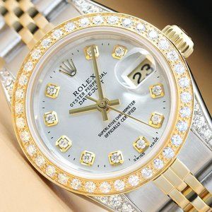 Rolex 18kt Ladies Watch Two Tone w/ gift box